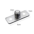 Miniatyrbillede 6 af 8: 2 Stk Gulvmonteret skydedør i træ. Styrerulleholder Top A2