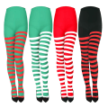 Miniatyrbillede 2 af 8: Dame Tights Uigennemsigtige strømper Strømpebukser Julefest Makeup Black&Red