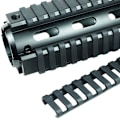 Miniatyrbilde 3 av 5: 4 stk Gummiskinnedeksler Plaststigeform For Handguard Pro Black