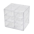 Miniatyrbillede 1 af 8: Desktop Skuffe Organizer Mini Skuffer Plast Skrivebord Craft Opbevaring 6 grid