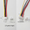 Pikkukuva 5 / 8: PH 2,0 mm:n 4-nastainen pieni tyyppi 15-pinniseen kiintolevyyn SATA- power C A1