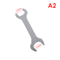Miniatyrbillede 1 af 5: Tyndt Dobbelthoved Open End Dual Use-End Ultratynd bilhånd til A2