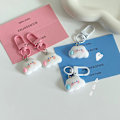 Pikkukuva 4 / 8: e Cartoon Cloud Keychain Creative Kawaii Avaimenperä Reppu Charm Blue