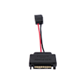 Miniatyrbilde 3 av 8: SATA 15-pins hann til SATA 6-pins hun strømadapter kabeloptikk