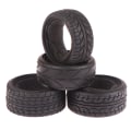 Miniatyrbillede 7 af 8: 1/10 65 mm RC gummidæk racerbildæk (+svamp) hjulfælg Fi A
