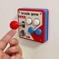 Miniatyrbild 1 av 8: Retro Spelkonsol Joystick Switch 3D-utskriftspaneluttag Con A3