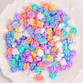 Pikkukuva 1 / 8: 50 kpl 3D Mini Flower Flatback Resin tarvikkeet Tee-se-itse askartelupuhelin 09