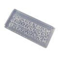 Miniatyrbillede 6 af 8: 1Pc 3D Bogstaver Akryl Form Negle Art Dekorationer Figur DIY Des