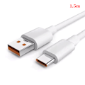 Miniatyrbillede 1 af 5: 7A 100W Type C USB-kabel Superhurtigt ladekabel 1.5m