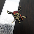 Pikkukuva 5 / 8: Car Styling 3D Metal Pirate Skull Emblem rintanappitarrat