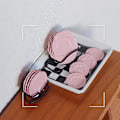 Miniatyrbild 8 av 8: 4st 1:6/1:12 Dockhus Miniatyr nordisk porslin Tallrik T A1