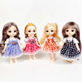 Miniatyrbilde 4 av 5: 16 cm dukkeklær for 1/12 BJD Ob11 dukkedress antrekk H