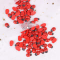 Miniatyrbillede 1 af 8: 100 stk/pose Træ Mariehøne Sticker Børn Børn Malet DIY Cr