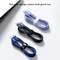Pikkukuva 5 / 8: 120 W USB C - Type C -kaapeli IPhone 15 Pro Max 13 Oneplus PO:lle Purple-1m
