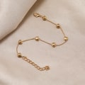 Miniatyrbillede 5 af 7: Simpelt hjerteformet guldlegering Damemodesmykkerarmbånd B