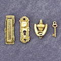Miniatyrbild 2 av 5: 1: 12 Dockhus minimöbler mikro scen trädörr Mini ha