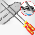 Miniatyrbillede 3 af 5: Rund høj kulstofstål skærpning motorsav kæde fil Shar 5.5mm