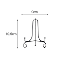 Miniatyrbillede 1 af 5: Jern Display Stand Sort Jern Staffeli Plade Display Foto Holder 4inch
