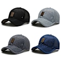 Miniatyrbild 8 av 8: Summer Men Mesh Baseball Cap Solhatt utomhus Sommar Andas M Light gray 56-60cm