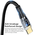 Miniatyrbild 4 av 5: 100W USB till typ C-kabel Snabbladdningskabel Datasladd för Ipho