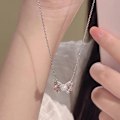 Pikkukuva 4 / 8: Sweet n Style jäljitelmä Pearl Link Chain Rannekoru Crystal Bowkn 2