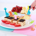 Miniatyrbillede 4 af 8: Tegnefilm Dyr Bento Fork Fruit Picks Forks Madkasse tilbehør 20PCS