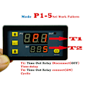 Miniatyrbilde 6 av 8: DC 12V 20A Digital Display Tidsforsinkelse Relé Timing Timer Cyclin