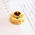 Miniatyrbild 1 av 5: 3ST Dockhus Miniatyr Konstgjord Fake Cake bröd kex Ki 2(Puppy egg tart)