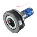 Miniatyrbilde 7 av 7: 1 stk Sykkelsykkelaksel unbrakonskrue Capless Key Crank Arm B
