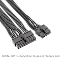 Pikkukuva 3 / 8: Emolevyn power : EVGA G2 G3 P2 T2 GS 10Pin 18Pin To 2