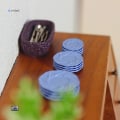 Miniatyrbilde 3 av 8: 4 stk 1:6/1:12 Dukkehus Miniatyr nordisk servise Tallerken Fat T A1