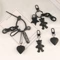 Miniatyrbilde 3 av 8: e Bow Tie Bear Keychain Love Pentagram Pendant Keyring Car Bag D