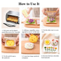 Pikkukuva 2 / 8: 1/3kpl Sandwich ter Mini Cartoon Bear Autoleipä Sandwich ter SET Random Color