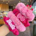Miniatyrbilde 2 av 7: Plysj Tykktarm Hårløkke Sløyfe Style Barbie Letter Princes 3
