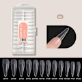Miniatyrbillede 1 af 5: 240 stk Gel X Nails Tip Press on Extension Acryl Full Cover 04