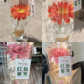Pikkukuva 7 / 8: PVC Flower Bag Stall Kukkalaukku Läpinäkyvä Kangaskassi DIY Single