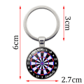 Miniatyrbillede 4 af 5: Fashion Dart Target Pendant nøglering Digital Target nøglering Ca 3