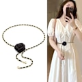 Pikkukuva 5 / 8: 1 kpl Camellia Waist Chain -tarvikkeet Uudet pienet tuoksuvat kukat White