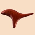 Miniatyrbild 1 av 5: Wood Trigger Point Massage Gua Sha Tools Red