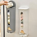 Miniatyrbillede 3 af 8: Væghængende affaldspose Opbevaringsboks Køkken Plastposeholder Gray