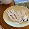 Miniatyrbilde 2 av 8: Summer Plastic White Bunny Hair Clips For Girl Children e A4
