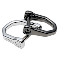 Miniatyrbilde 3 av 5: D Form Minilåsspenner Nøkkelring Bilspenne Utendørs EDC-verktøy H Silver M