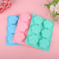 Pikkukuva 2 / 8: 1 kpl 6 Cavities Lovely Dog Cat Paw Fondant Cake mold tee itse Green
