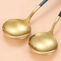 Miniatyrbilde 6 av 8: 1 stk Rustfritt stål Langt Håndtak Stor Rissuppeskje Ramen Nood Gold red