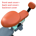 Miniatyrbillede 1 af 8: PU El-cykelsædebetræk Batteri Bilcykel Universal Se Brown 3PCS