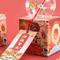 Miniatyrbillede 8 af 8: 1 stk 1 stk Creative Japan Style Hibiscus Decor Mønster Glas Hangi A4