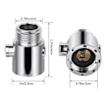 Pikkukuva 3 / 8: Head Arm Diverter Valve Suihkupää Bidee Ruiskupää Water Sh Silver
