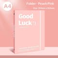 Miniatyrbild 1 av 8: 1/4/5 st A4-mapp Transparent avtagbar databok Student A2