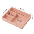Miniatyrbillede 1 af 8: Skuffe Organizer Bakke Sæt Pink