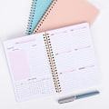 Miniatyrbillede 5 af 5: A5 Agenda Planner Notebook Dagbog Ugentlig Planner Mål Vane blue